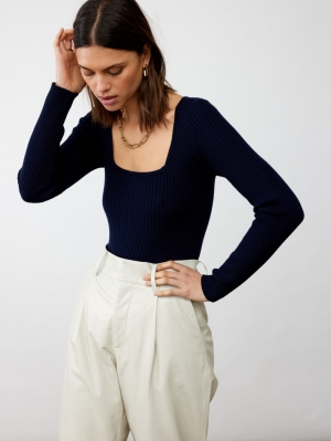 KNITTED BODY NAVY