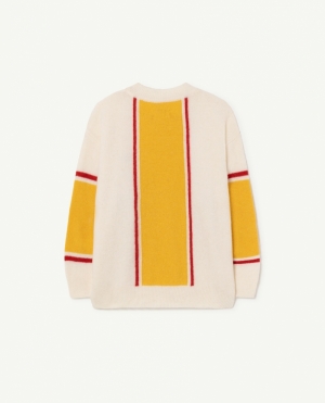 TRICOLOR BULL KIDS+ SWEATER 099_CE - Yellow