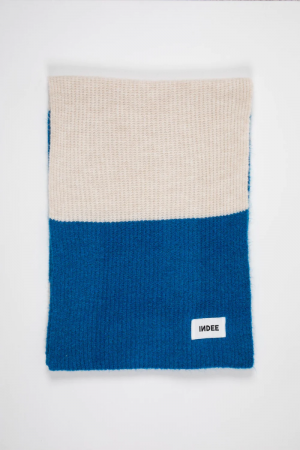 TWO TONE SCARF MATISSE BLUE
