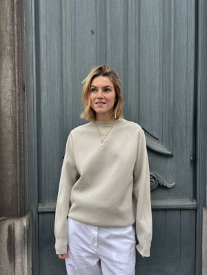 KNIT PULLOVER CHALK