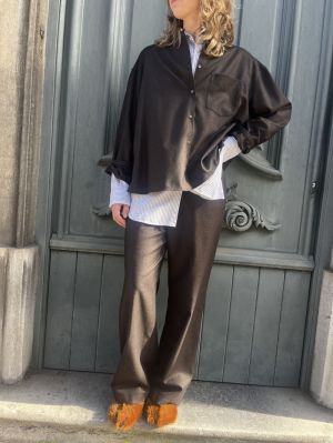 CAMICIA MARRONE