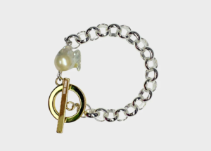 BAROQUE T-LINK OR/ARGENT